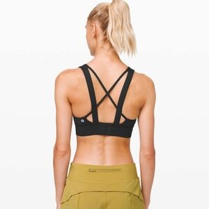 Lululemon Breathe It In Sports Bra Adjusting Hook Eye Fastener At Back 6